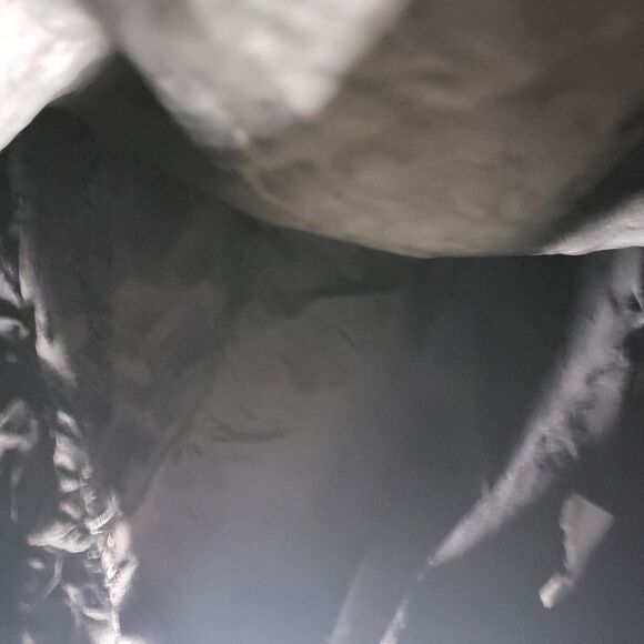 KAREN MILLEN womens black cotton with satin sides dress (no size tag) - Picture 5 of 7